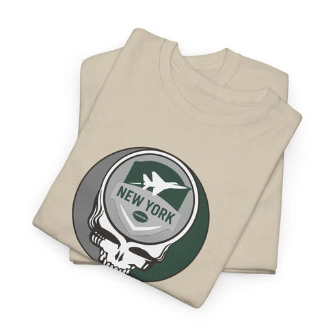 Grateful Dead - New York Jets Stealie Unisex T-Shirt - NFL - StealieShop